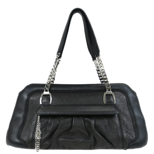 Cartier Black La Dona Chain Shoulder Bag