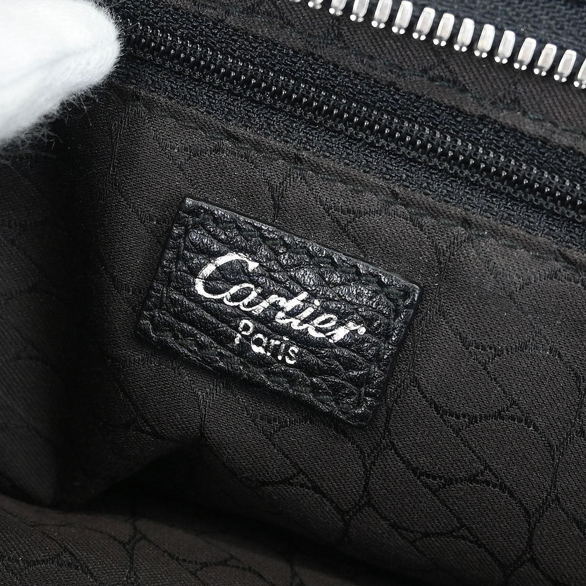 Cartier Black La Dona Chain Shoulder Bag