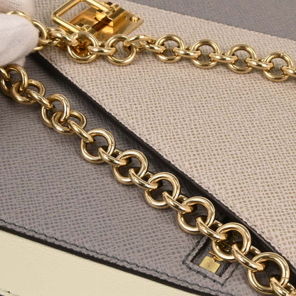 Louis Vuitton 2018 Gray Taiga Trapeze Shoulder Bag M53813