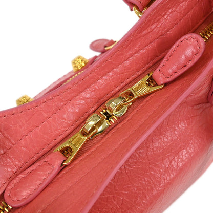 Balenciaga Pink Mini City 2way Shoulder Handbag