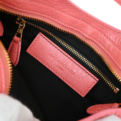 Balenciaga Pink Mini City 2way Shoulder Handbag