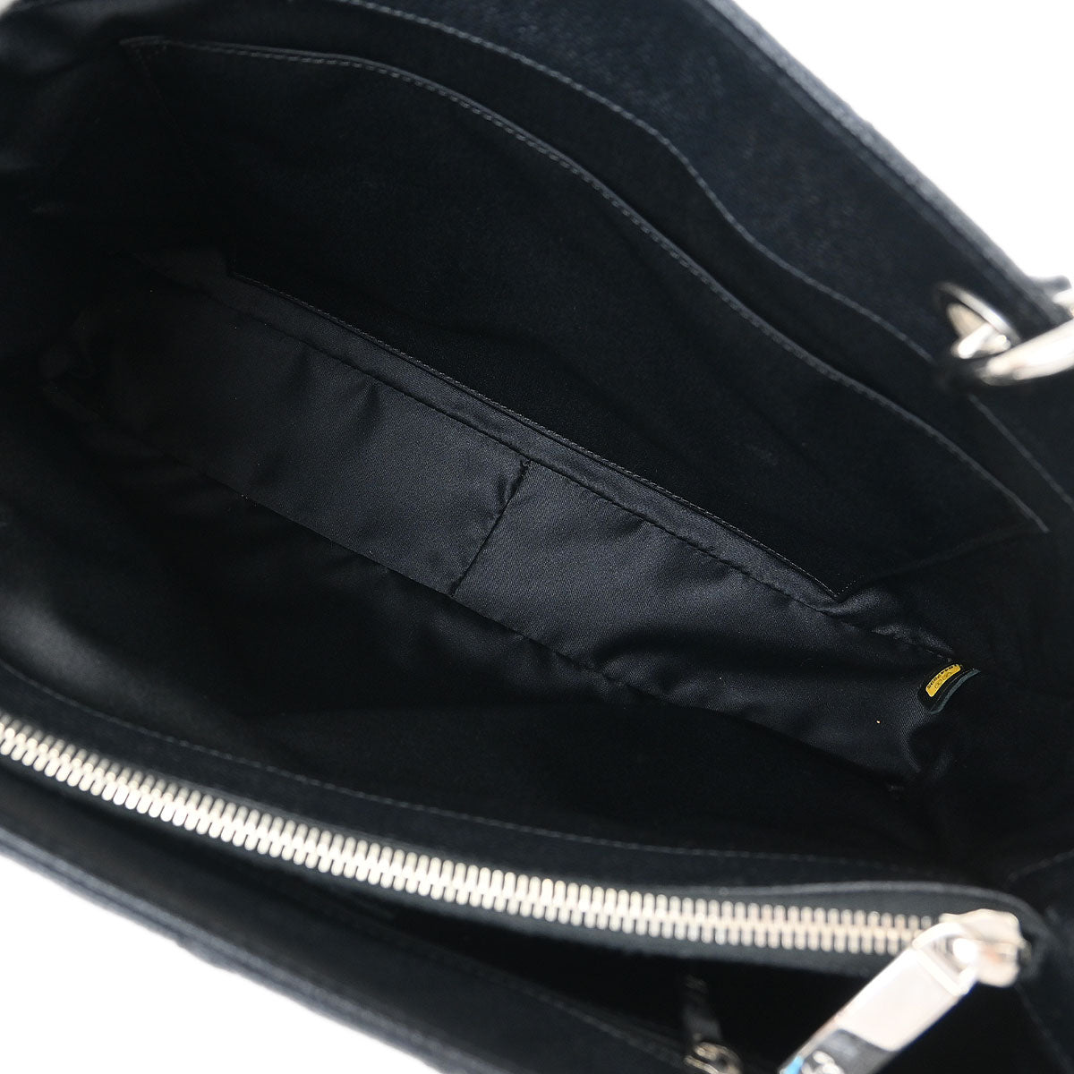 Chanel 2013-2014 Black Caviar Grand Shopping Tote GST Chain Handbag