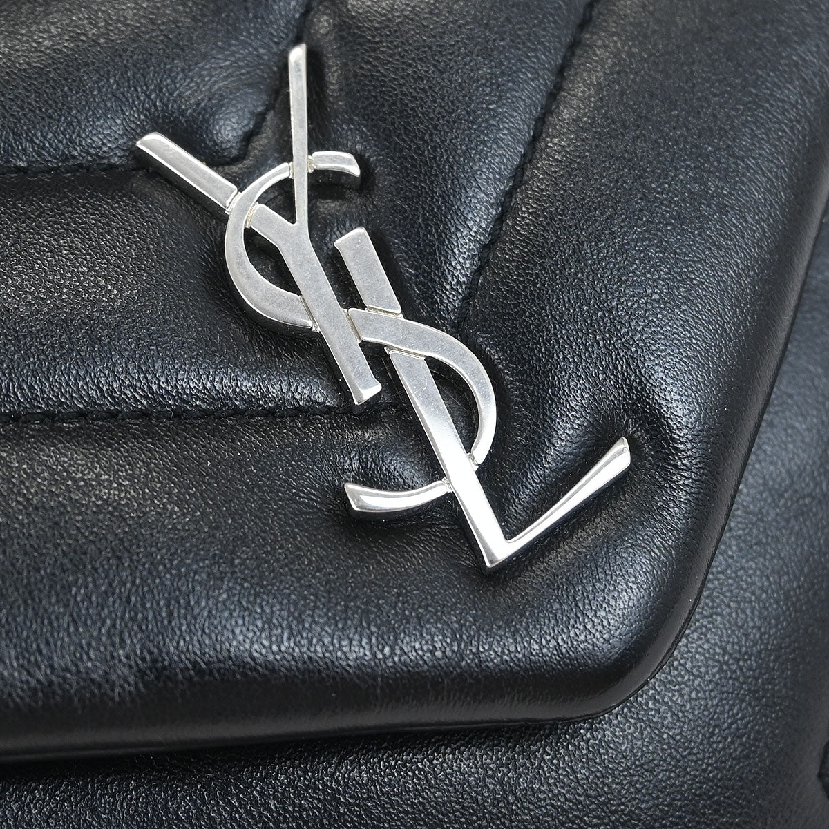 Saint Laurent Black Loulou Shoulder Bag
