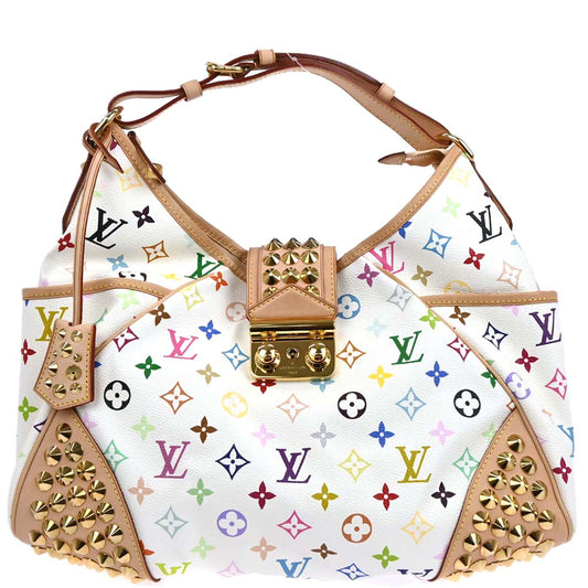 Louis Vuitton 2010 Monogram Multicolor Chrissie MM Handbag M40311