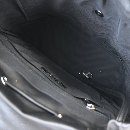 Chanel 2016-2017 Black Lambskin Chevron Urban Spirit Backpack