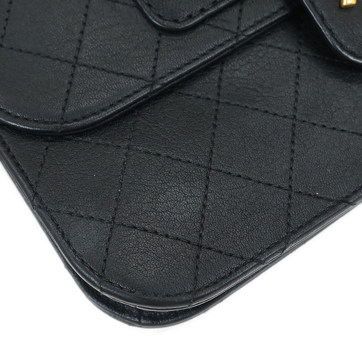 Chanel 2017-2018 Black Calfskin Shoulder Bag