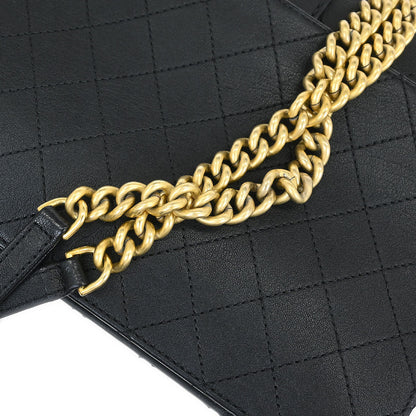 Chanel 2017-2018 Black Calfskin Shoulder Bag
