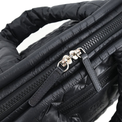 Chanel 2011 Black Nylon Coco Cocoon Bowling Bag Handbag