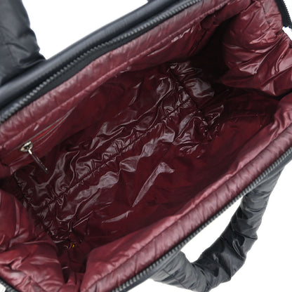 Chanel 2011 Black Nylon Coco Cocoon Bowling Bag Handbag