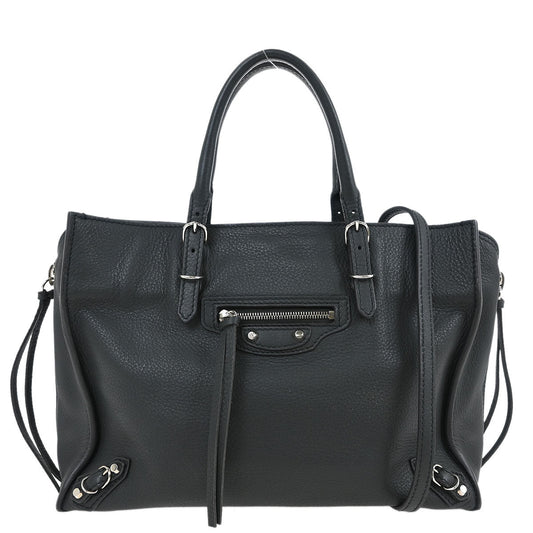 Balenciaga Gray 2way Shoulder Papier Handbag