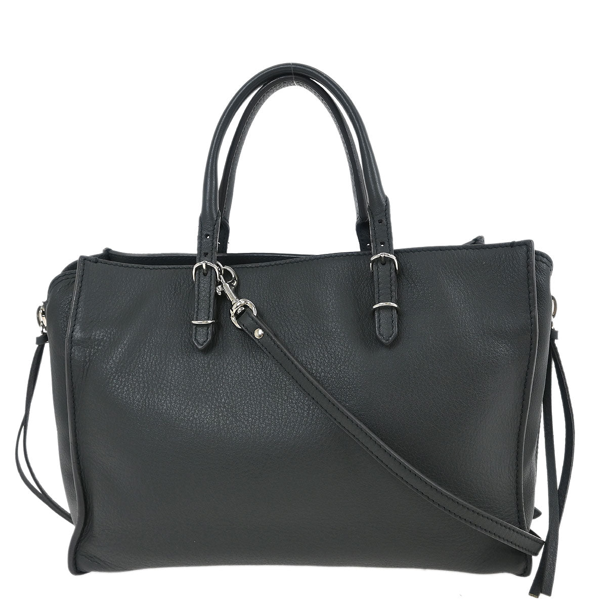 Balenciaga Gray 2way Shoulder Papier Handbag