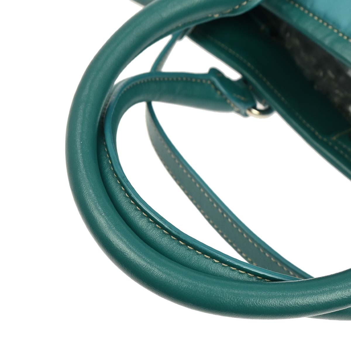 Prada Turquoise Blue Nylon 2way Shoulder Handbag