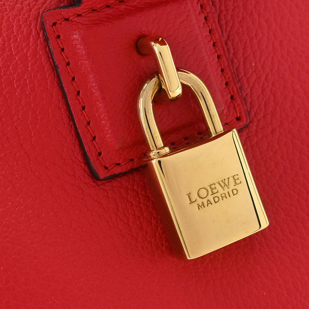 Loewe Red Amazona 36 Handbag