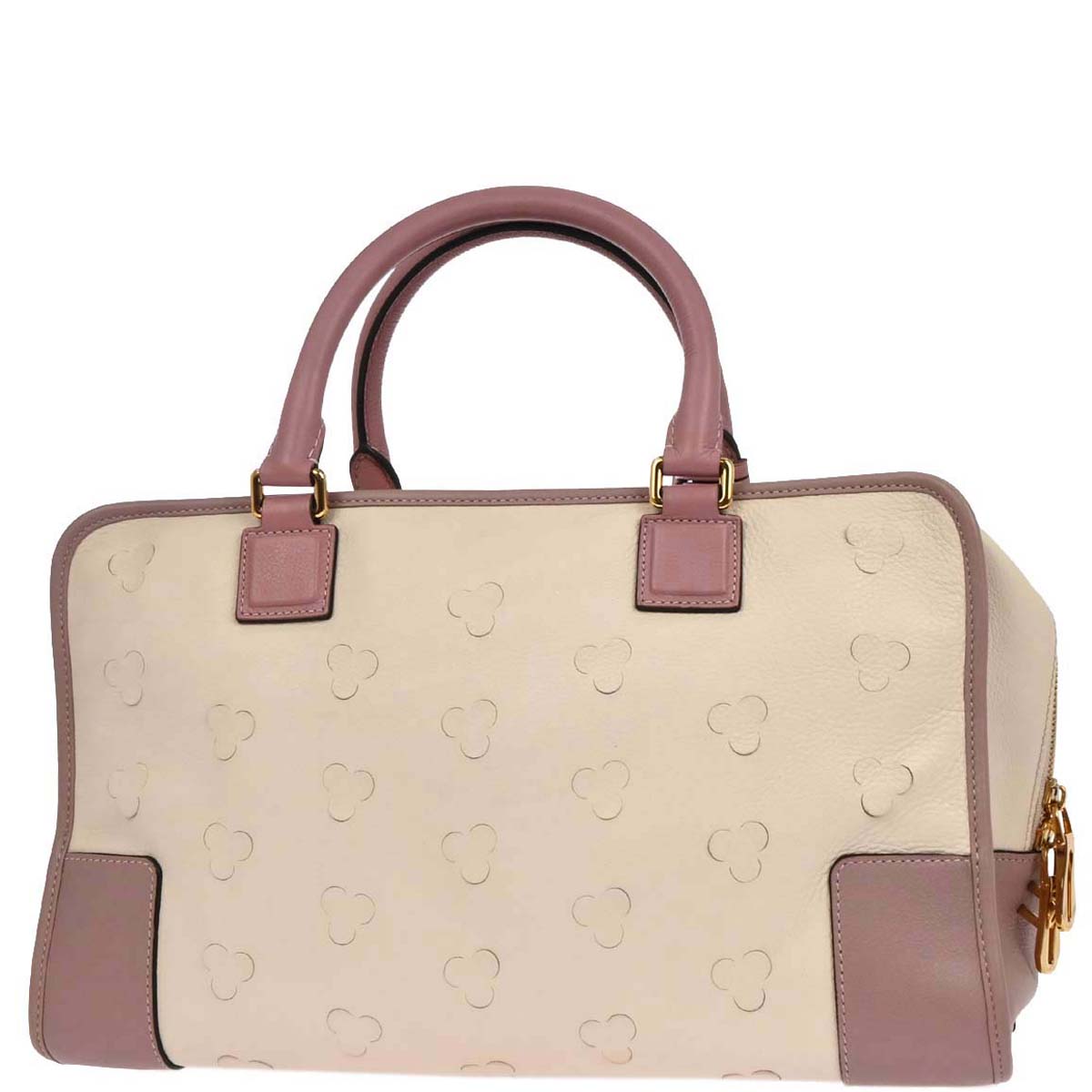 Loewe Off-white Leather Cherry Blossom Amazona 36 Handbag
