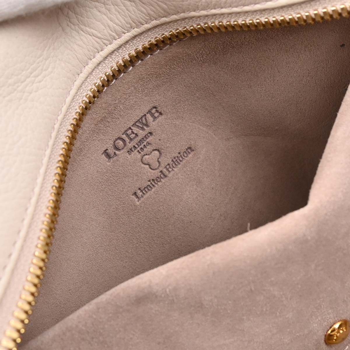 Loewe Off-white Leather Cherry Blossom Amazona 36 Handbag