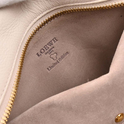 Loewe Off-white Leather Cherry Blossom Amazona 36 Handbag