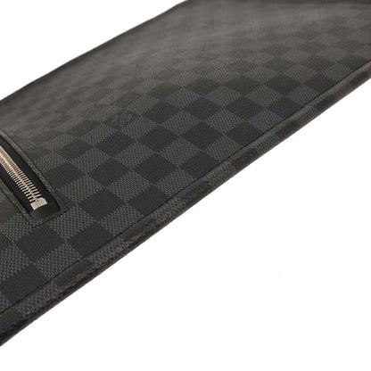 Louis Vuitton Damier Graphite Poche Documents Clutch Bag N48247