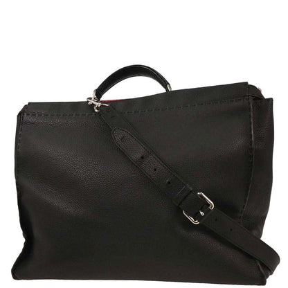 Fendi Black Peekaboo Fit 2way Shoulder Handbag