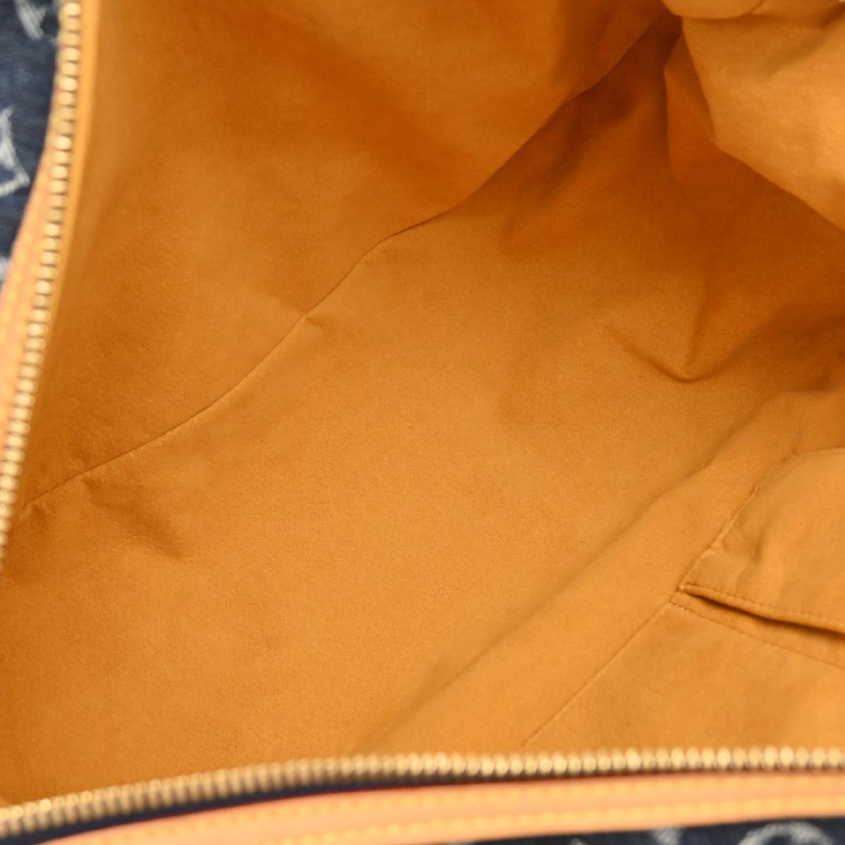 Louis Vuitton 2006 Blue Monogram Denim Cabas Raye GM 2way Shoulder Tote M95336