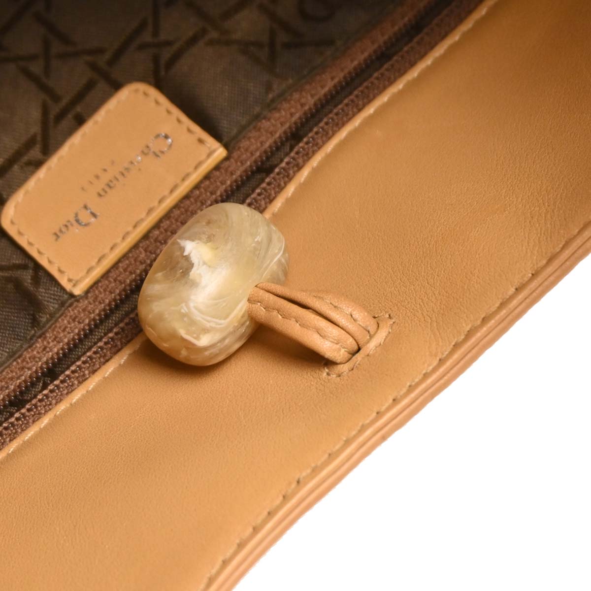 Christian Dior Brown Leather Malice Handbag