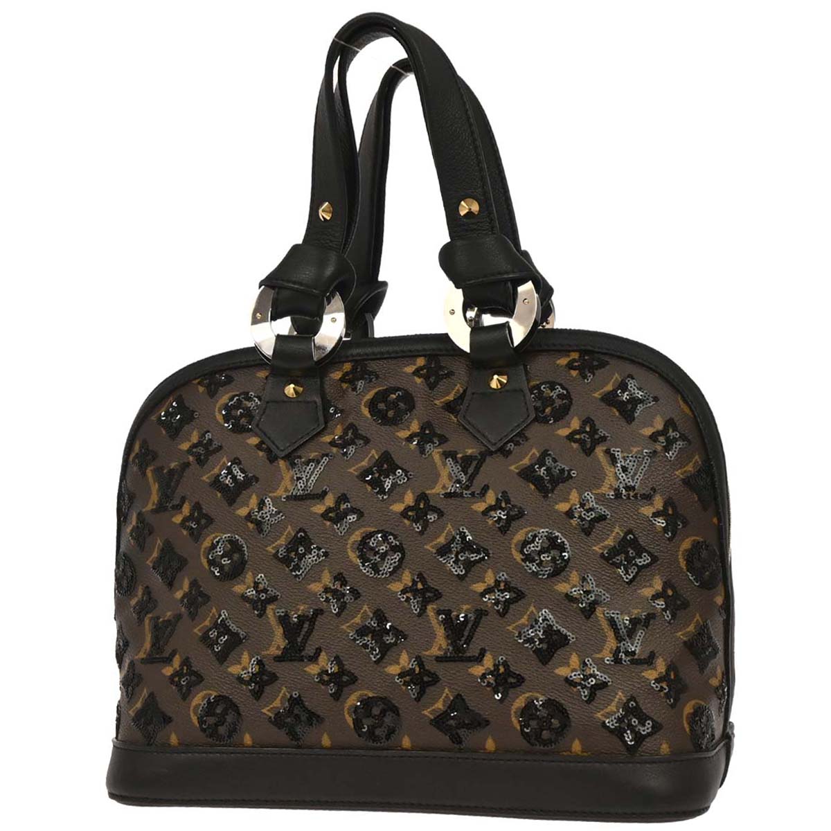 Louis Vuitton Black Monogram Eclipse Alma Handbag M40246