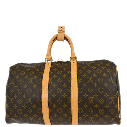 Louis Vuitton Monogram Keepall 45 Travel Duffle Handbag M41428