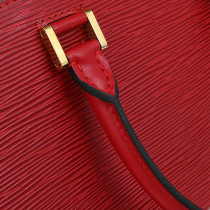 Louis Vuitton Red Epi Pont Neuf Handbag M52057