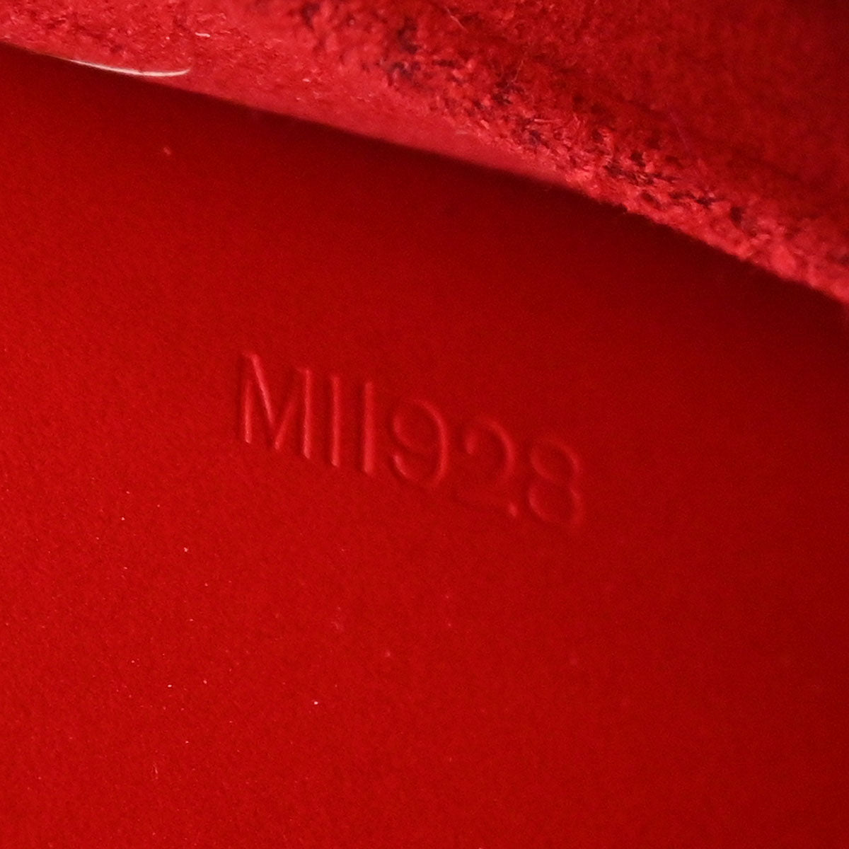 Louis Vuitton Red Epi Pont Neuf Handbag M52057