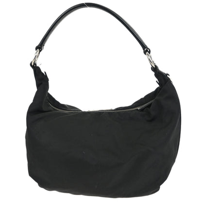 Prada Black Nylon Hobo Handbag