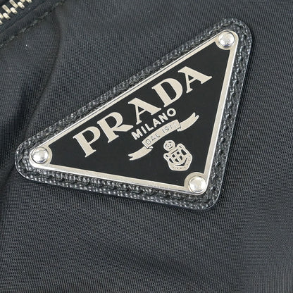 Prada Black Nylon Hobo Handbag