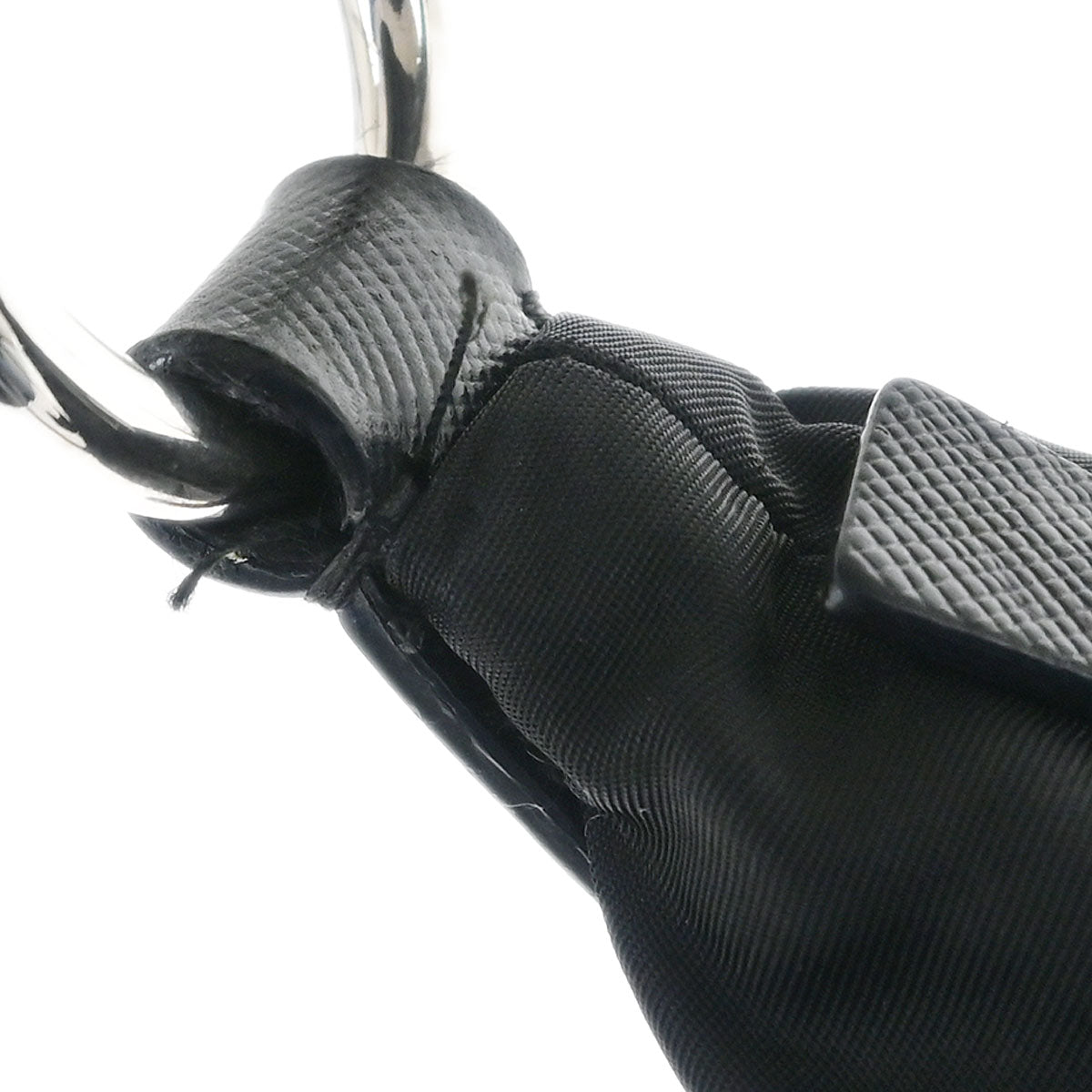 Prada Black Nylon Hobo Handbag