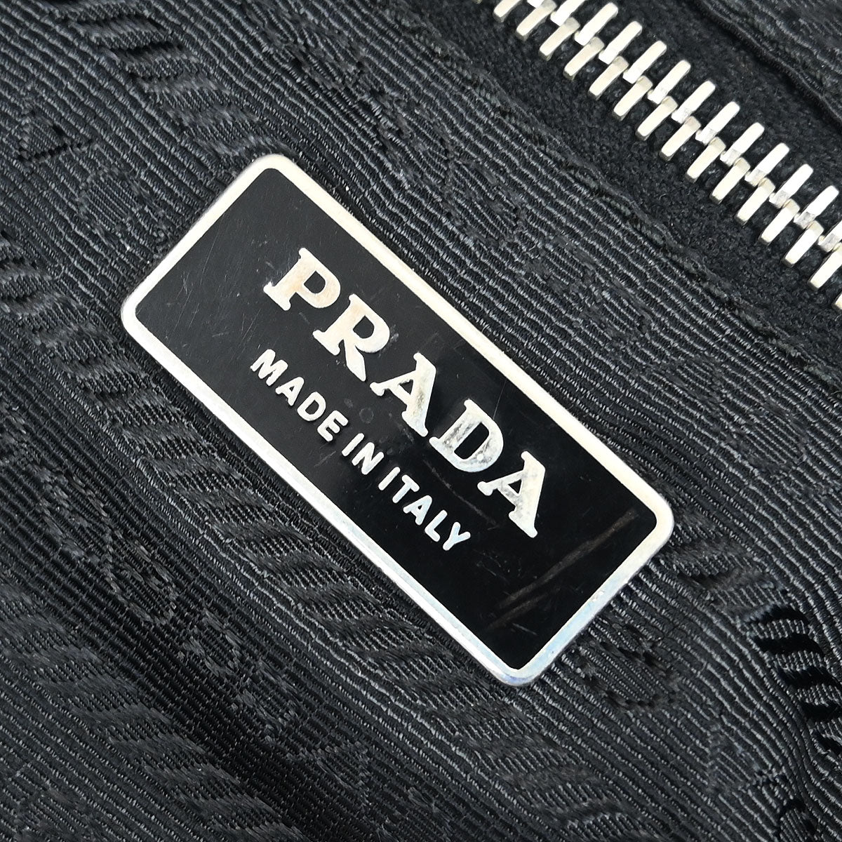 Prada Black Nylon Hobo Handbag