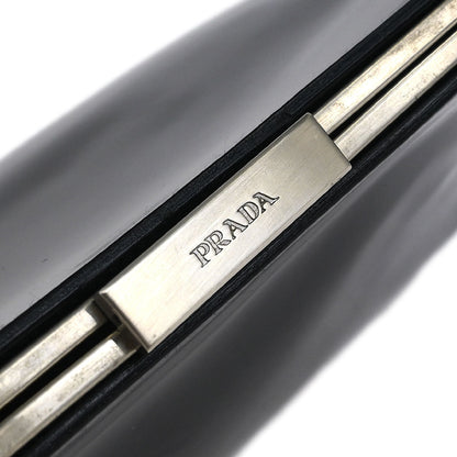 Prada Black Patent Leather Handbag