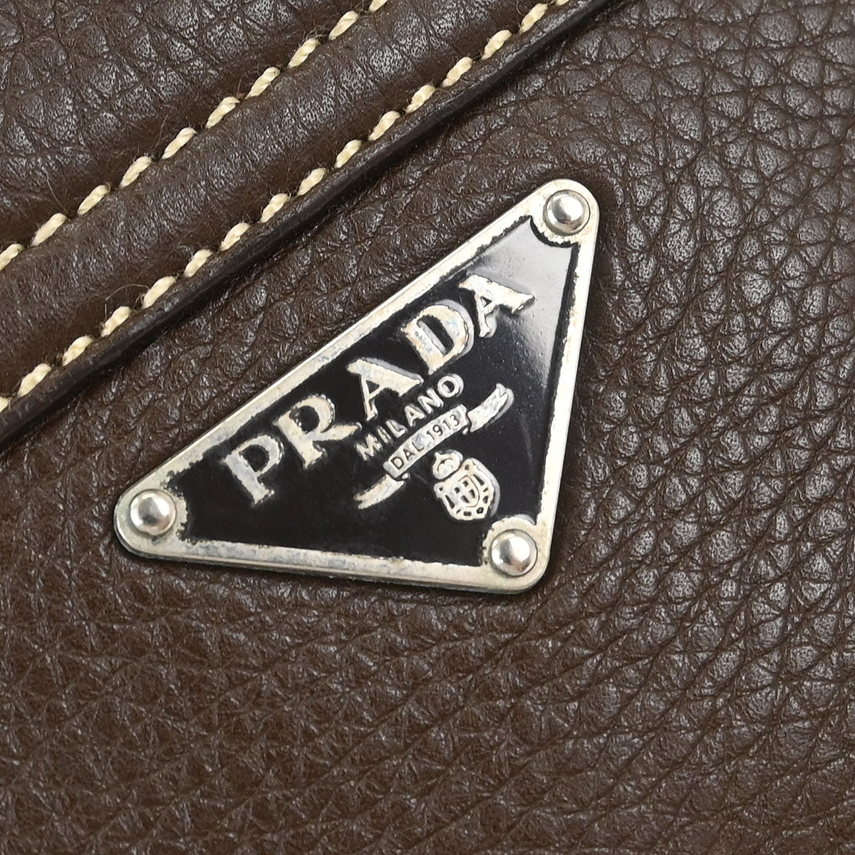 Prada Brown Leather Handbag