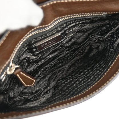 Prada Brown Leather Handbag