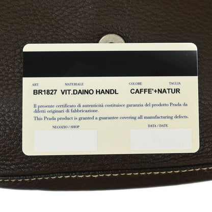 Prada Brown Leather Handbag