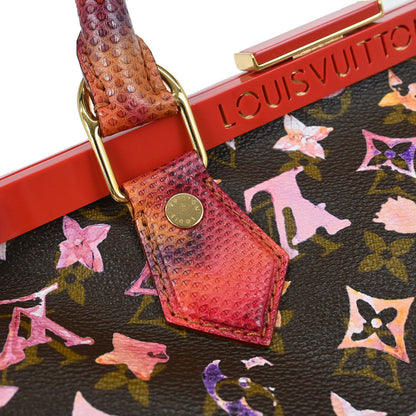 Louis Vuitton * 2008 Monogram Watercolor Papillon Frame M95730