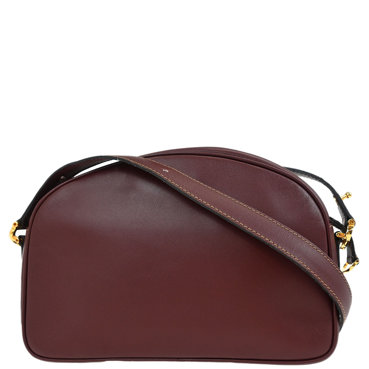 Cartier Bordeaux Leather must de Cartier Shoulder Bag