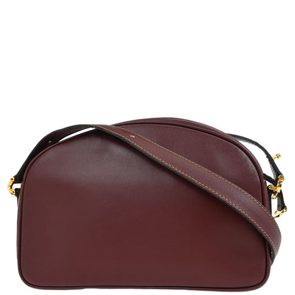 Cartier Bordeaux Leather must de Cartier Shoulder Bag