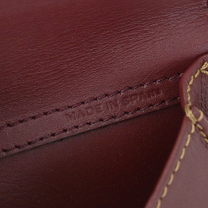 Cartier Bordeaux Leather must de Cartier Shoulder Bag