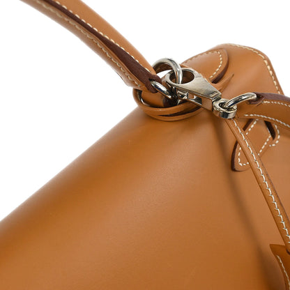 Hermes 2000 Natural Chamonix Kelly 28 Sellier 2way Shoulder Handbag