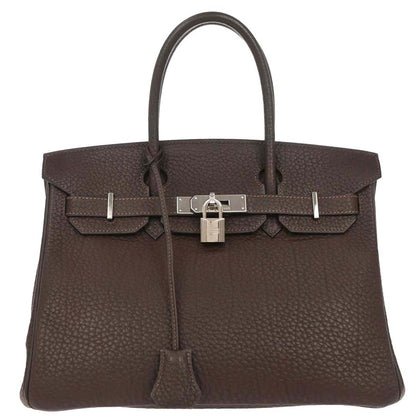 Hermes 2008 Chocolat Togo Birkin 30 Handbag