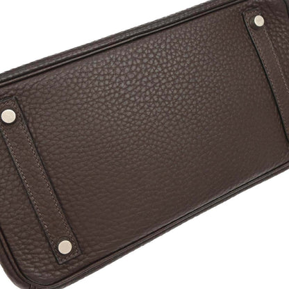 Hermes 2008 Chocolat Togo Birkin 30 Handbag