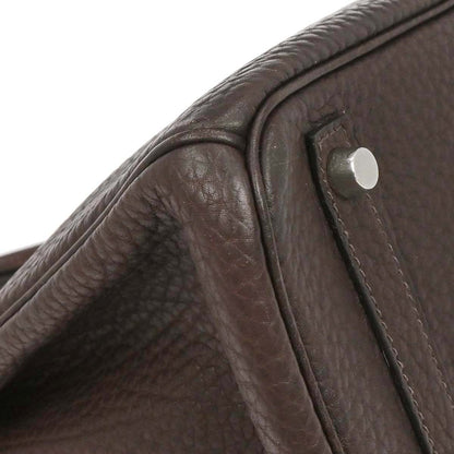 Hermes 2008 Chocolat Togo Birkin 30 Handbag