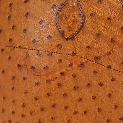 Hermes * 1995 Chestnuts Ostrich Bolide 31 2way Shoulder Handbag