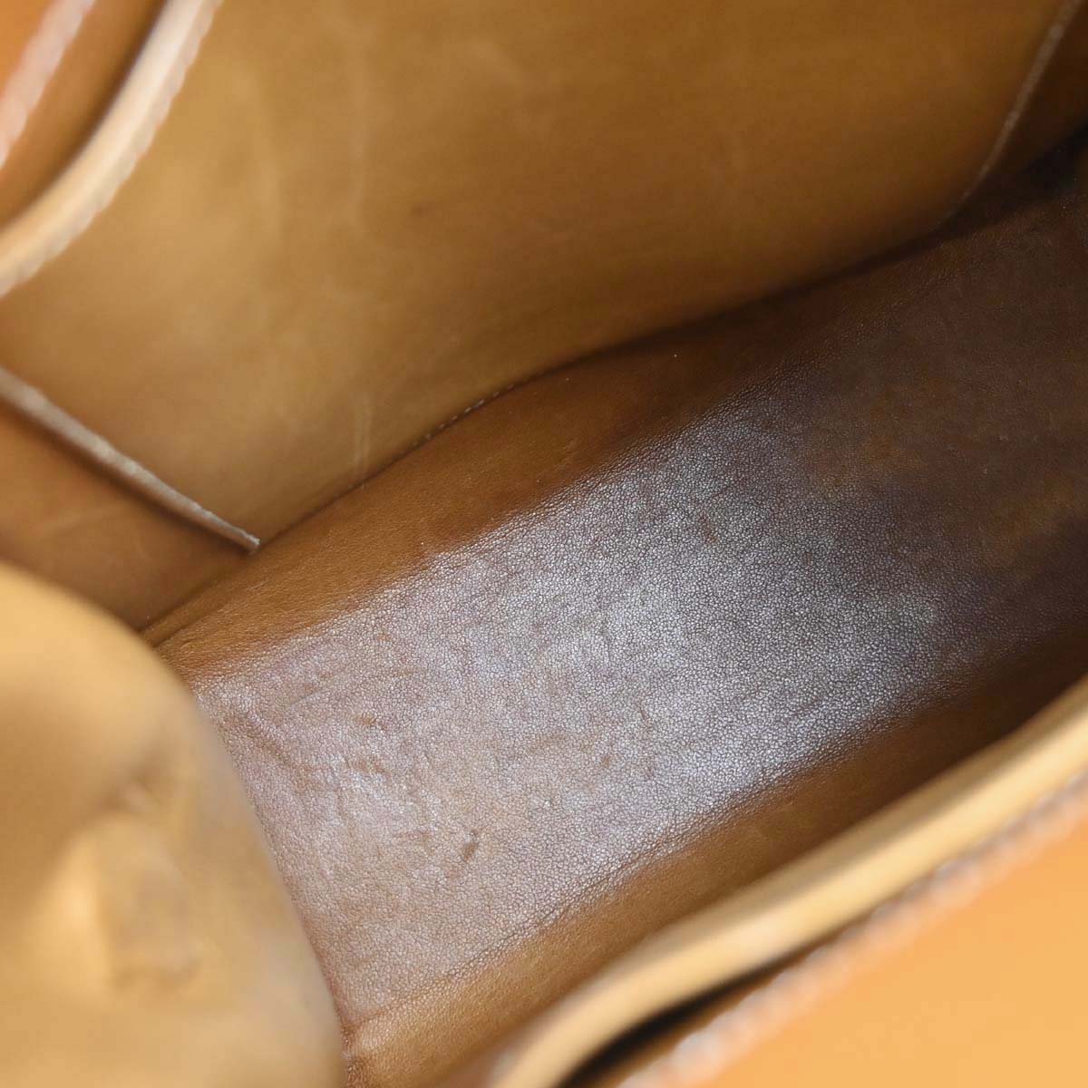 Hermes 1989 Gold Courchevel Kelly Sport PM Shoulder Bag