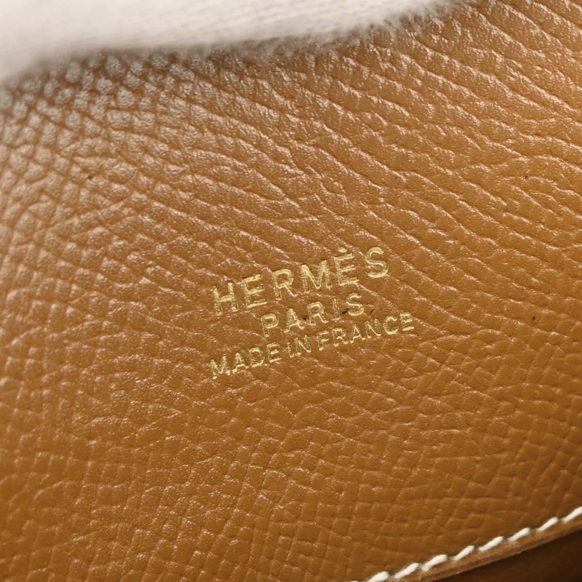 Hermes 1989 Gold Courchevel Kelly Sport PM Shoulder Bag