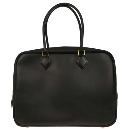 Hermes 2002 Black Chamonix Plume 32 Handbag