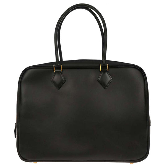 Hermes 2002 Black Chamonix Plume 32 Handbag