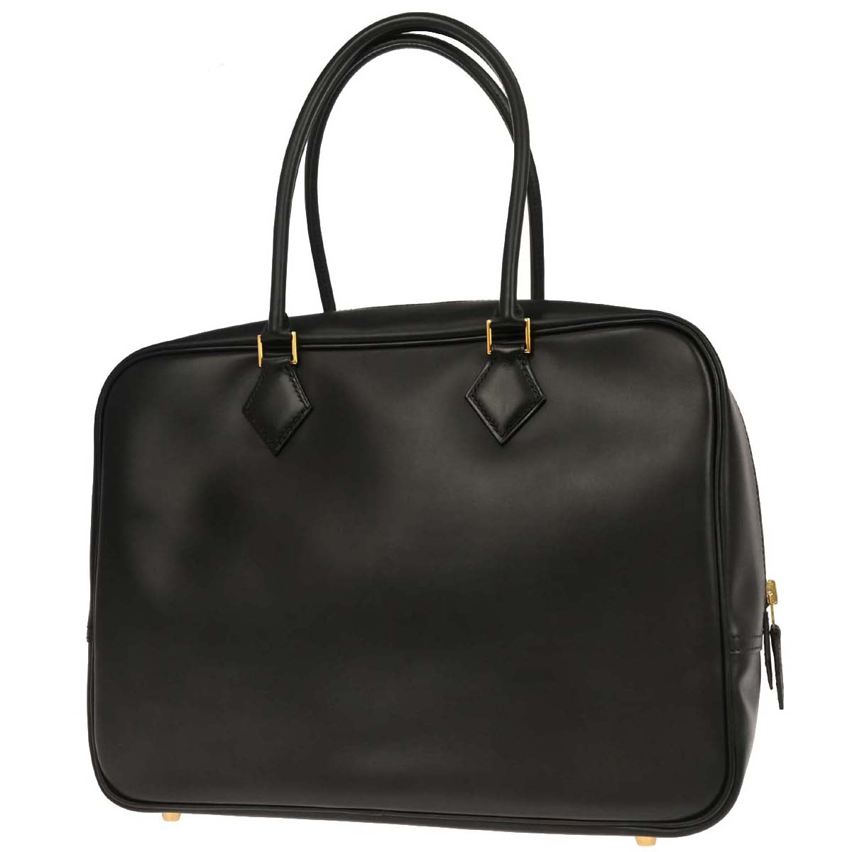 Hermes 2002 Black Chamonix Plume 32 Handbag